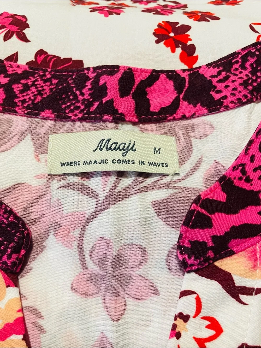 Maaji Floral Pajama Set - Crop Top with Palazzo Pants